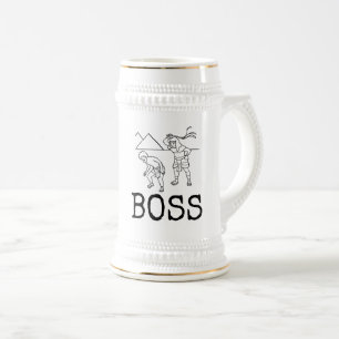 CANECA DE CERVEJA DE CERVEJA DE CHEFE ENGRAÇADA, W
