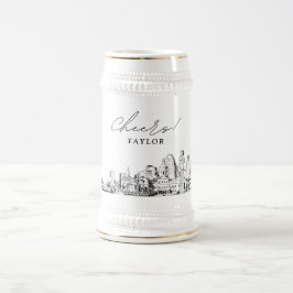 Caneca de cerveja de cerveja de presente personali