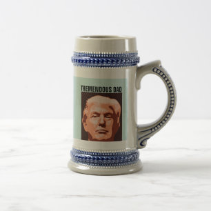 CANECA DE CERVEJA DE CERVEJA DE TRUMP COM DONALIDA