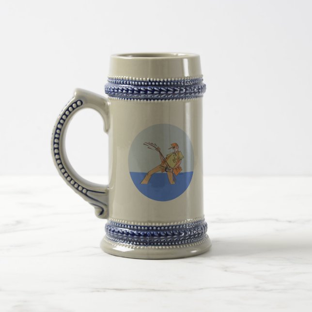 Caneca de cerveja de cerveja do pescador (Esquerda)
