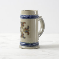 caneca de cerveja de cerveja "Knotted Cross Design