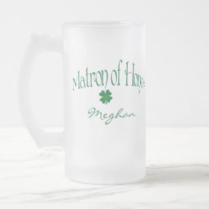 Caneca de cerveja de cerveja MOH Shamrock verde pe