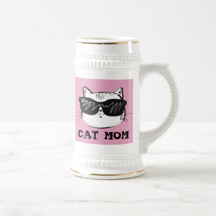 CANECA DE CERVEJA DE CERVEJA MOM CAT