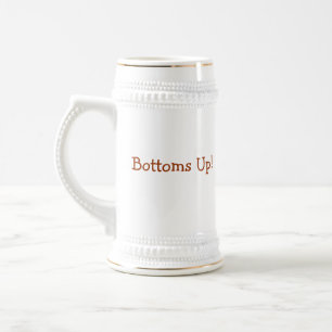 Caneca de cerveja de cerveja para cima