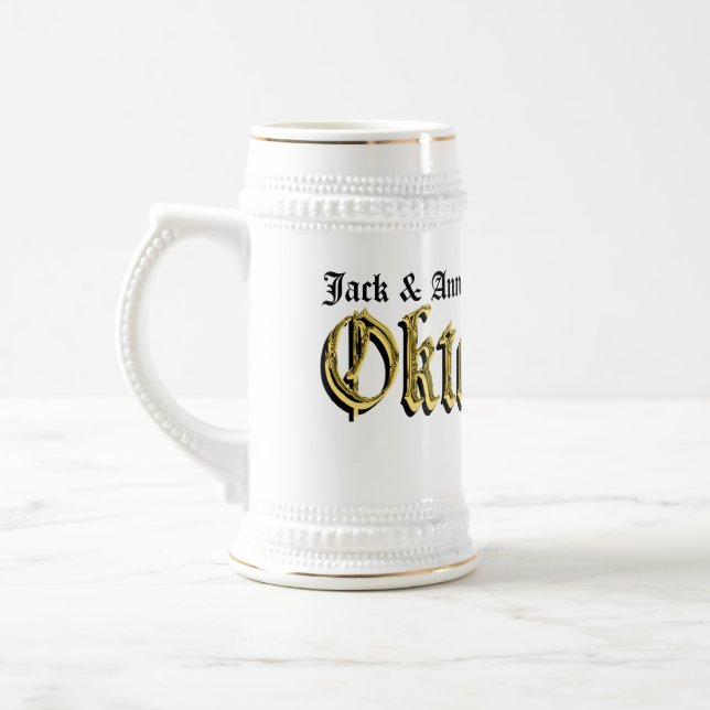Caneca de cerveja de Cerveja Personalizável do Okt (Esquerda)