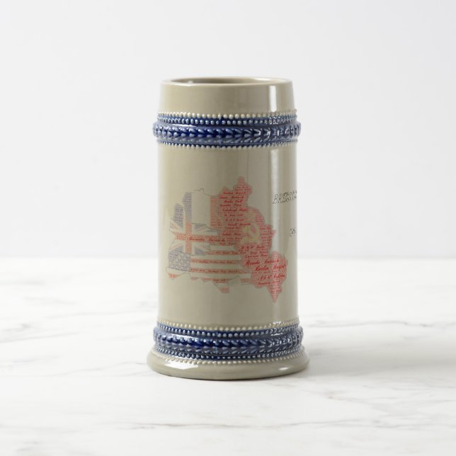 Caneca de cerveja de Cinzas das Forças Britânicas  (Centro)
