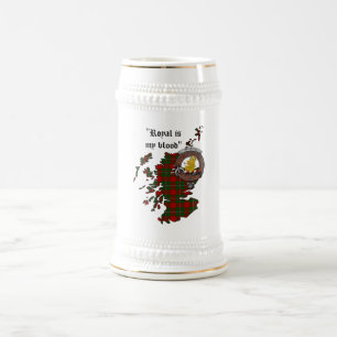 Caneca de cerveja de Crachá MacGregor Clan
