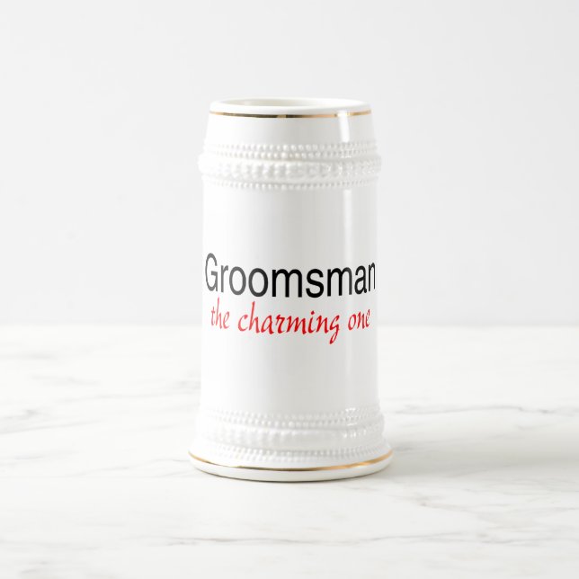 Caneca De Cerveja De encantamento (padrinho de casamento) (Centro)