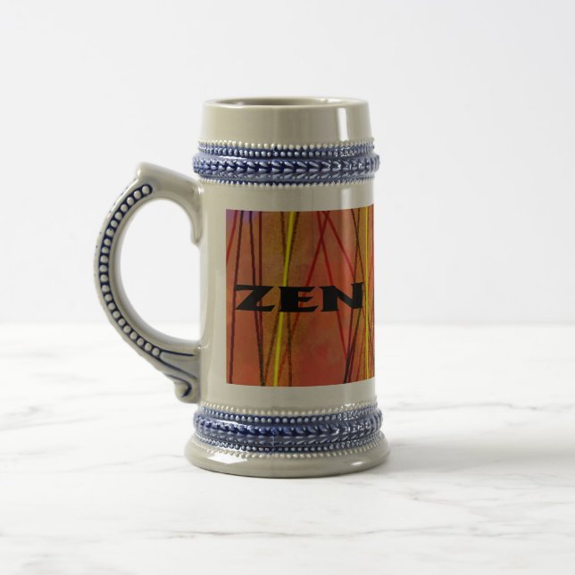 Caneca de cerveja de fio preto Zen (Esquerda)