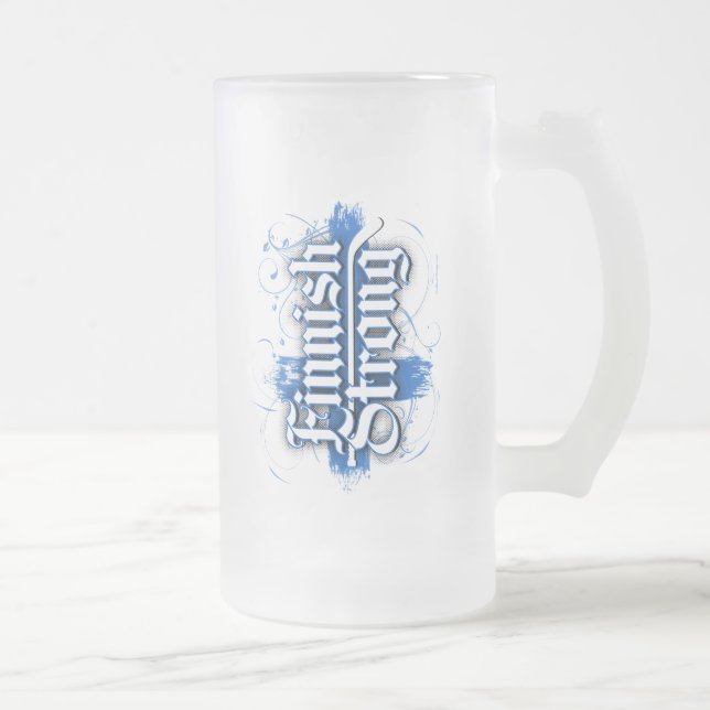 Caneca de cerveja de Fosco forte (Hockey) finlande (Direita)