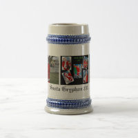 Caneca de cerveja de G do papai noel