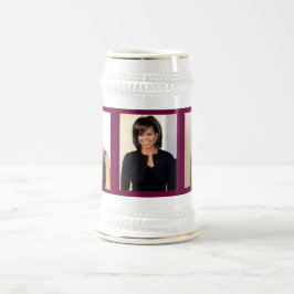 Caneca de cerveja de MICHELLE OBAMA