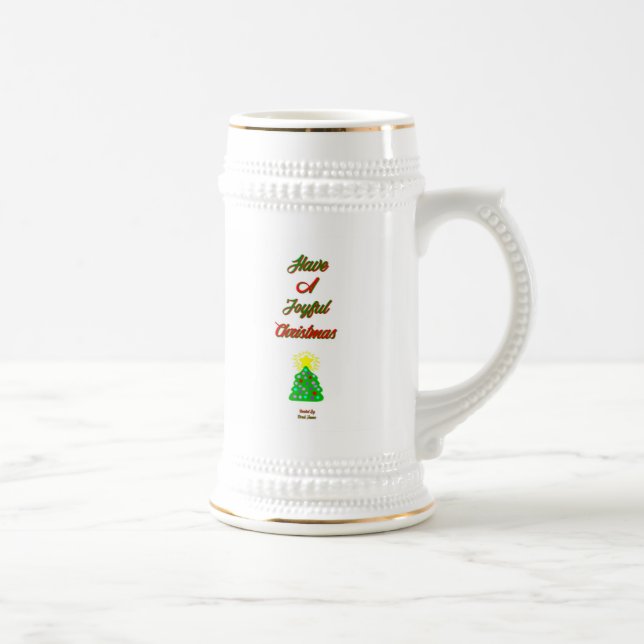 Caneca de cerveja de Natal alegre (Direita)
