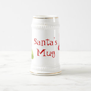 Caneca de cerveja de Natal dos papais noeis