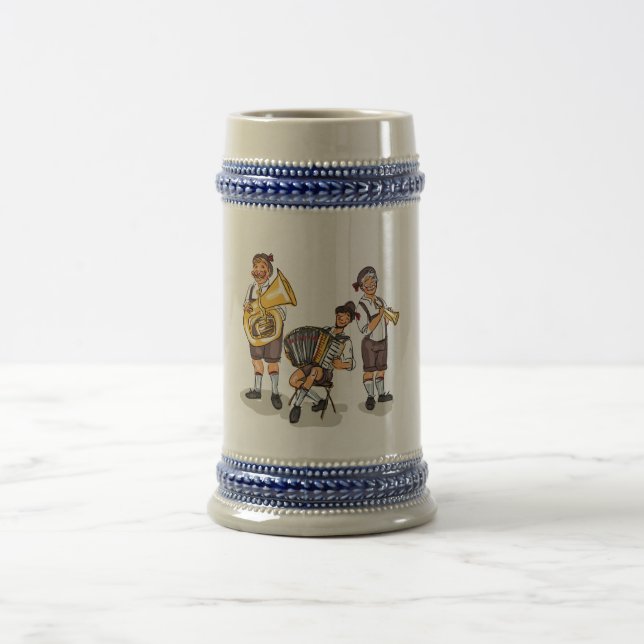 Caneca de cerveja de Oompah Alemã (Centro)