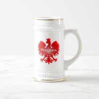 Caneca de cerveja de Polska Eagle
