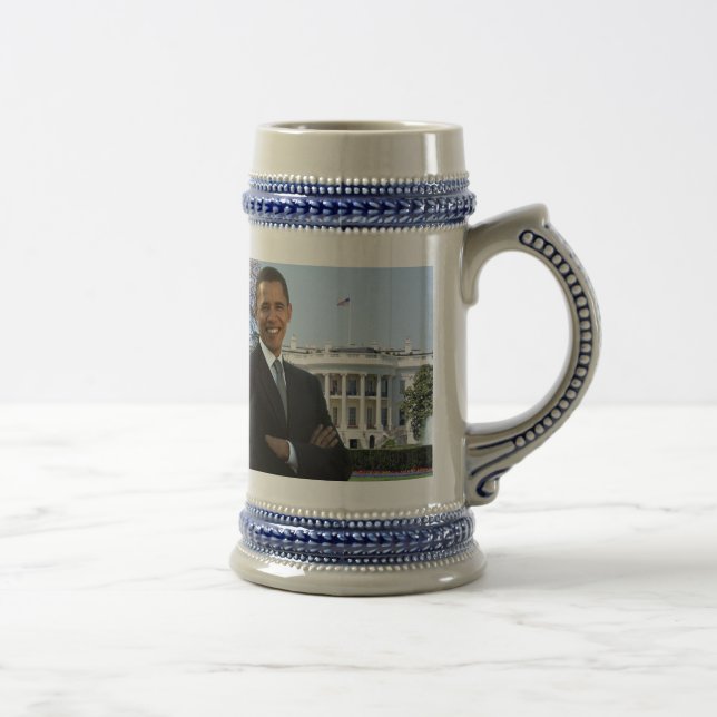 Caneca de cerveja de posse de Obama 2009 (Direita)