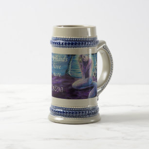 Caneca de cerveja de Sereia Lua