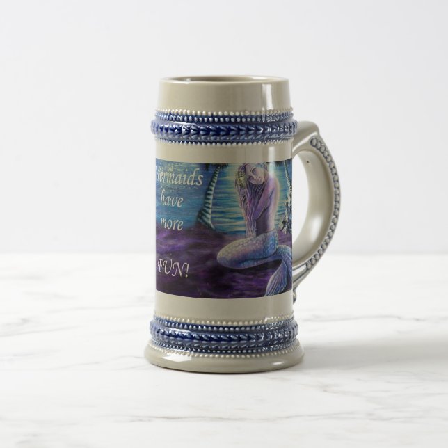 Caneca de cerveja de Sereia Luulada (Frente Esquerda)