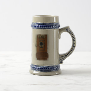 Caneca de cerveja de telefone Vintage