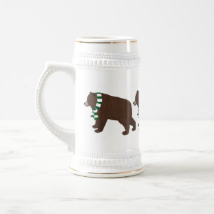 Caneca de cerveja de Ursos Grizzly