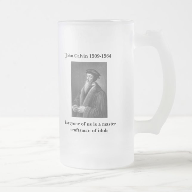 Caneca de cerveja de vidro da cerveja de Calvin (Direita)