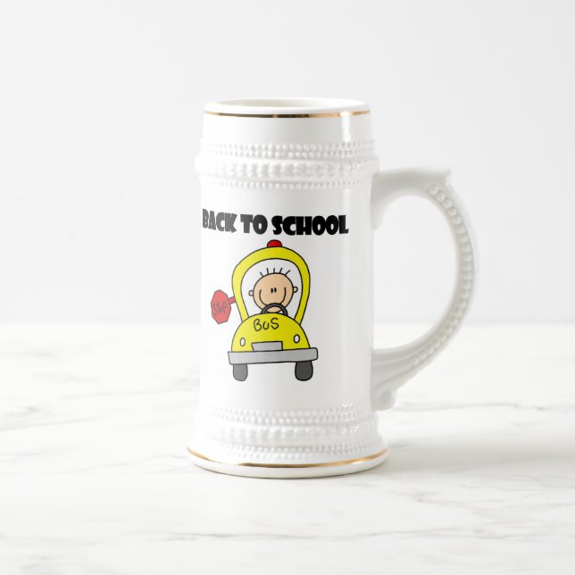 Caneca De Cerveja De Volta à Escola (Direita)