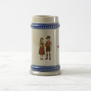 Caneca De Cerveja Degustação de cerveja durante o Oktoberfest em Mun