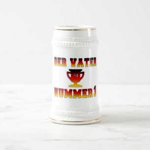 Caneca De Cerveja Der Vater Nummer 1 pai #1 no dia dos pais alemão