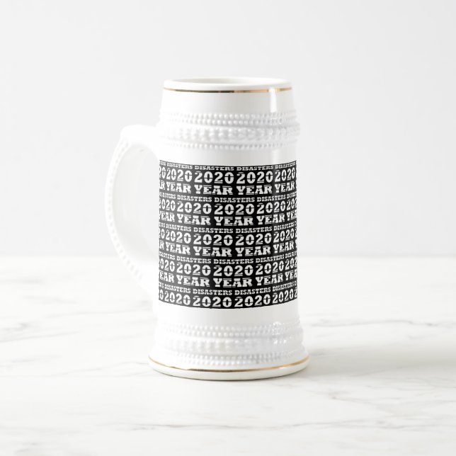 Caneca De Cerveja desastres ano 2020 (Frente Esquerda)