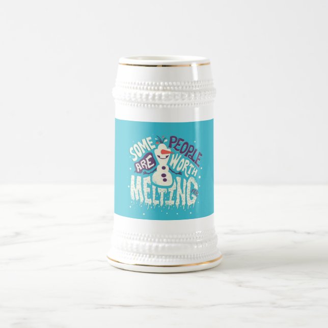 Caneca De Cerveja Desenho de boneco de neve  (Centro)