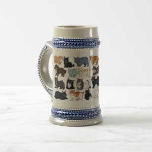 CANECA DE CERVEJA DESIGN DE GATO