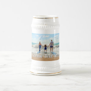 Caneca De Cerveja Design personalizado seu próprio texto e foto pers