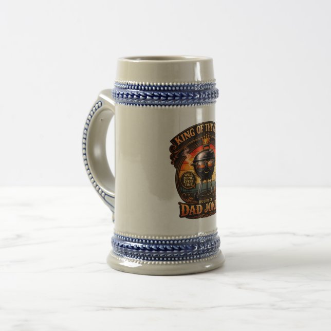 Caneca De Cerveja Design Retrô Dia dos Pais (Frente Esquerda)