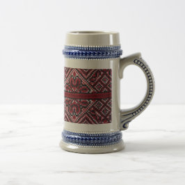 Caneca De Cerveja Design ucraniano tradicional