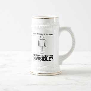 Caneca De Cerveja deus fizemos-nos em sua imagem, por que não somos