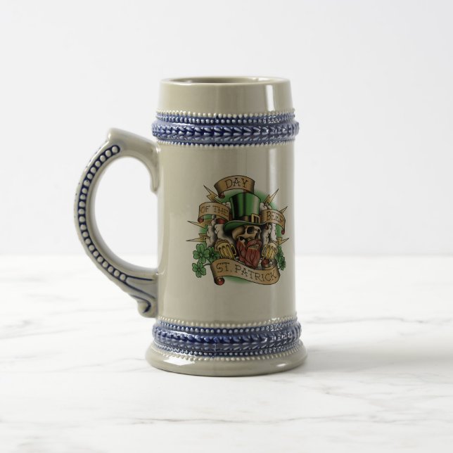 Caneca De Cerveja Dia da Cerveja St Patrick (Esquerda)