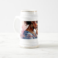 Dia das Mães Arte de Amor em Aquarela Africana
