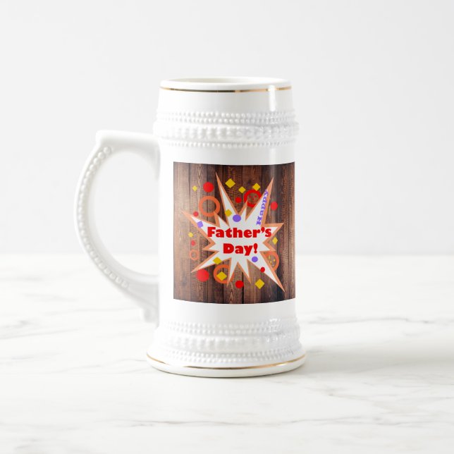 Caneca De Cerveja Dia de os pais Russo (Esquerda)