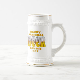 Caneca De Cerveja Dia dos Amantes de Cerveja