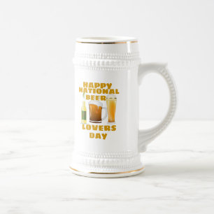 Caneca De Cerveja Dia dos Amantes de Cerveja