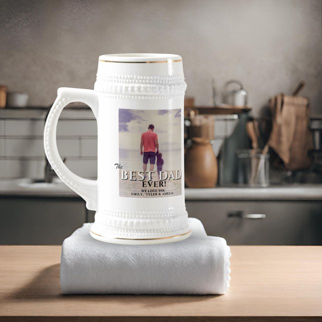 Caneca De Cerveja Dia dos Pais do Melhor Pai Moderno (Criador carregado)