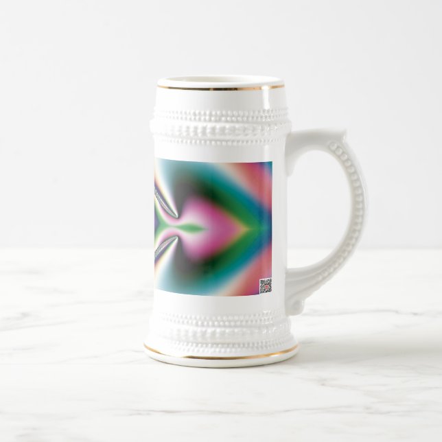 Caneca De Cerveja Diamante Arco-íris (Direita)