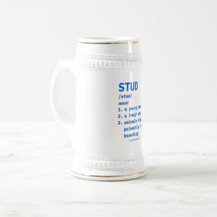Caneca De Cerveja Dicionário de animais de definição de stud do Slip