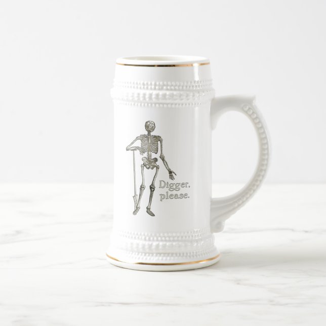 Caneca De Cerveja Digger, por favor (Direita)