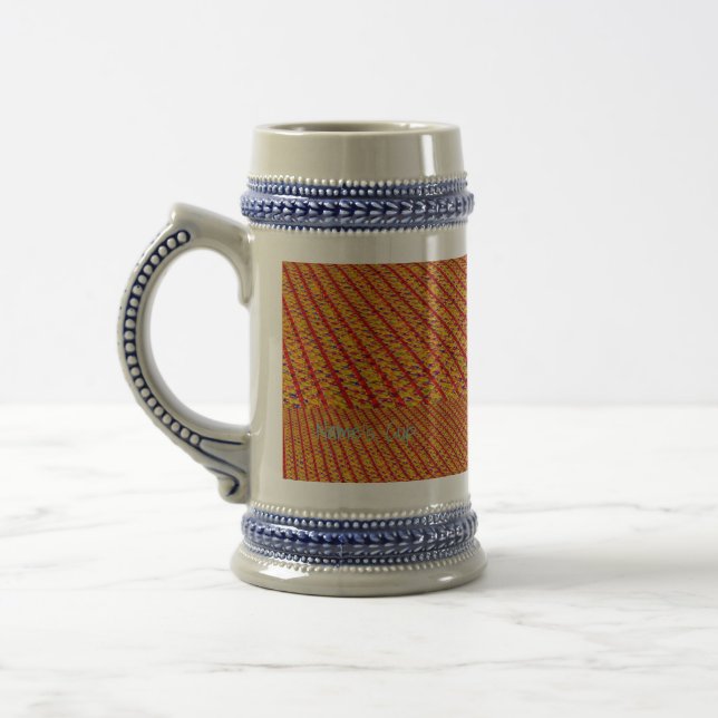 Caneca De Cerveja Dimensões da felicidade Tweed Texturizada (Esquerda)