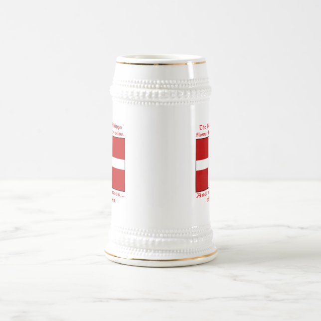 Caneca De Cerveja Dinamarquês Blood & Beer Viking (Centro)