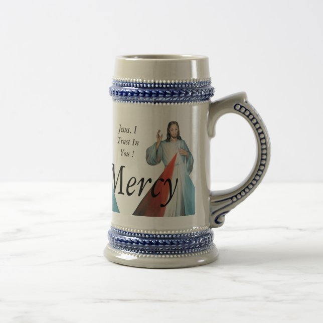 Caneca De Cerveja Divina Misericórdia (Direita)