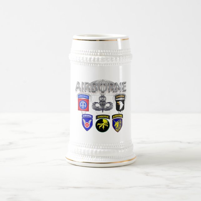 Caneca De Cerveja Divisões Aéreas do Exército Passadas e Presentes (Centro)