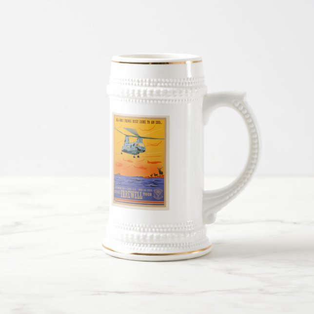 Caneca de cerveja do adeus CH-46 (Direita)